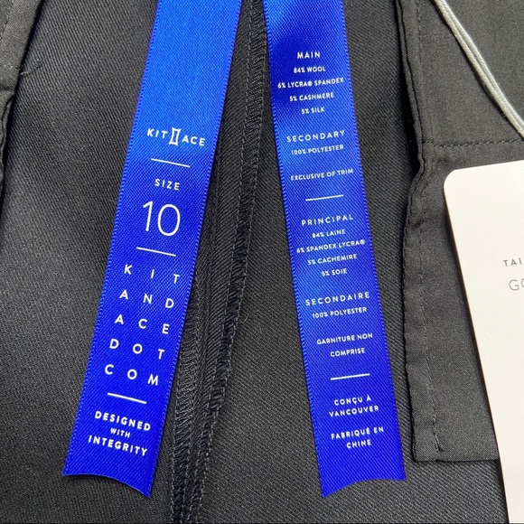 Kit and Ace Black Go-To Trousers Size 10 - Picture 11 of 15